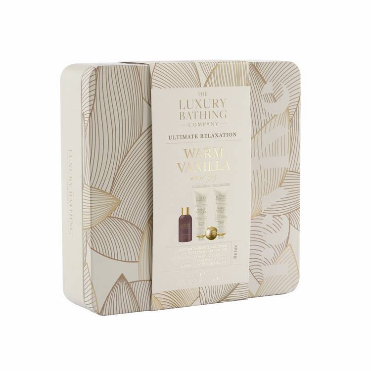 The Luxury Bathing Company Relax and Unwind set, imported from the UK