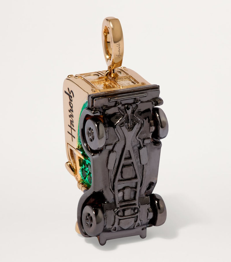 Annoushka Harrods delivery van pendant in yellow gold with tsavorites and diamonds (British brand)