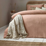 Yard Lark cotton muslin pink bedding set single (British brand)