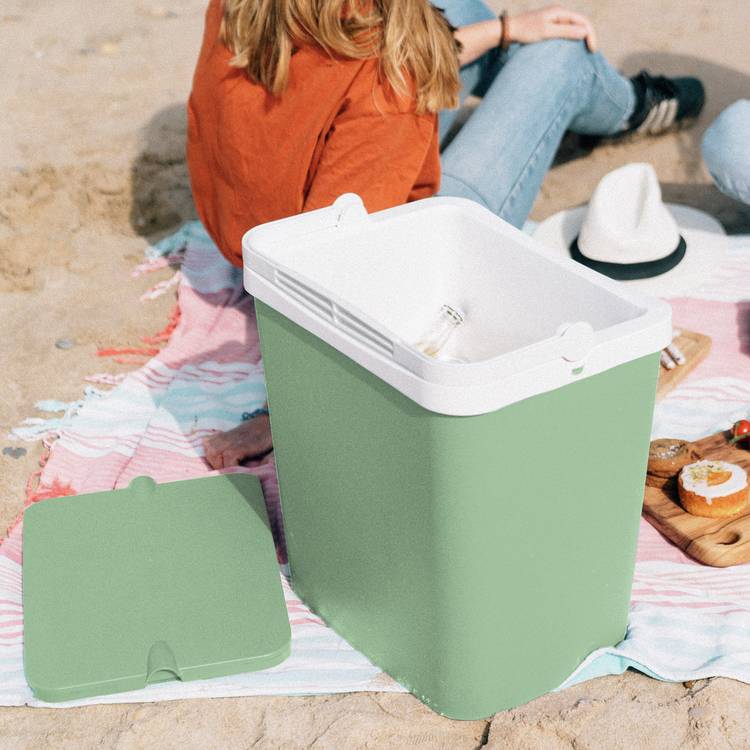 Campos 25L cool box green, UK version