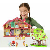 Bluey family celebration home and tree playset bundle (British brand)