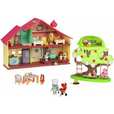 Bluey family celebration home and tree playset bundle (British brand)