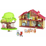Bluey family celebration home and tree playset bundle (British brand)