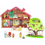 Bluey family celebration home and tree playset bundle (British brand)