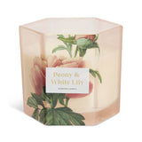 Argos Home Peony & White Lily boxed candle 9cm (British brand)