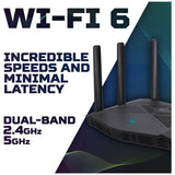Acer Predator Connect W6x dual-band Wi-Fi 6 router (British brand)