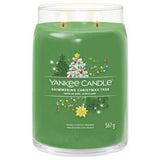 Yankee Candle scented candle Shimmering Christmas Tree large, imported from the UK