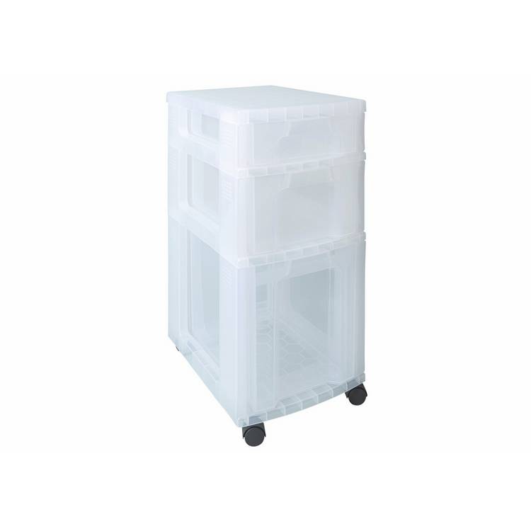 Really Useful 3 drawer plastic storage tower 44 litre (British brand)