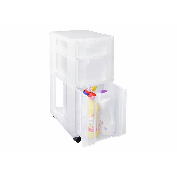 Really Useful 3 drawer plastic storage tower 44 litre (British brand)