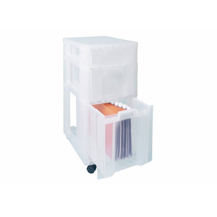 Really Useful 3 drawer plastic storage tower 44 litre (British brand)