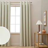 Argos Habitat Blackout Eyelet Curtains Cream 117x137cm- Buy online at McGrocer