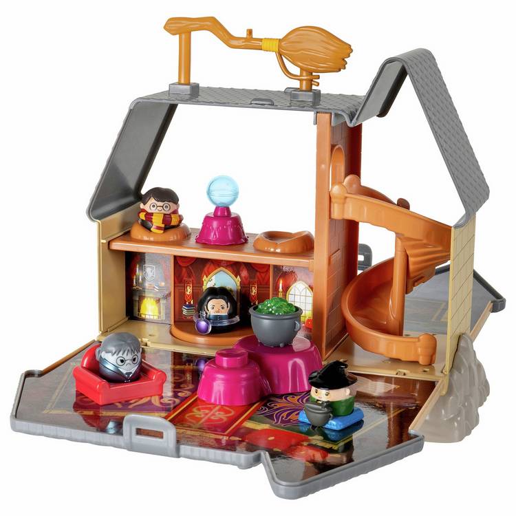 Squish-a-longs Harry Potter Hogwarts Castle playset with 4 mini characters, UK version