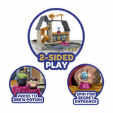 Squish-a-longs Harry Potter Hogwarts Castle playset with 4 mini characters, UK version