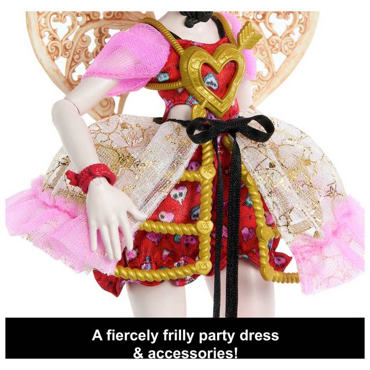Monster High Cupid Asteria doll with party accessories, UK version