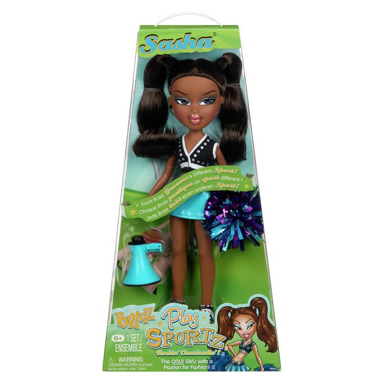 Bratz Sasha fashion doll cheerleader style, imported from the UK