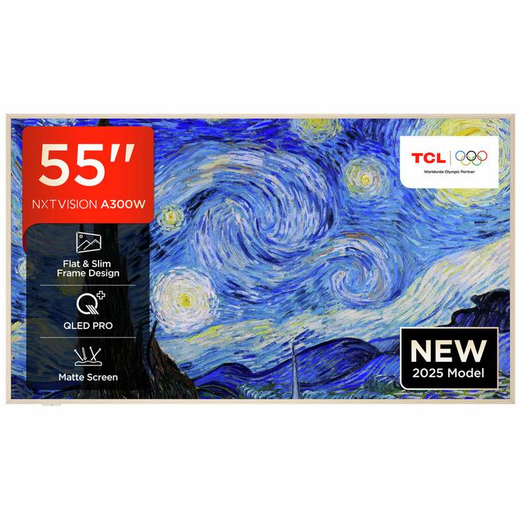 TCL QLED 4K TV 55 inch (British brand)