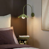 Habitat Yuno olive arch wall light, imported from the UK
