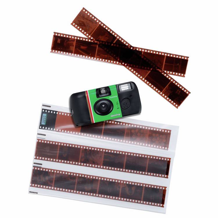 Fujifilm Quicksnap Flash disposable 35mm camera, UK version
