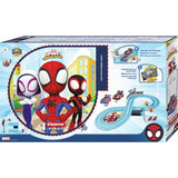 Carrera FIRST Spidey slot racing set with Spidermobiles - British product
