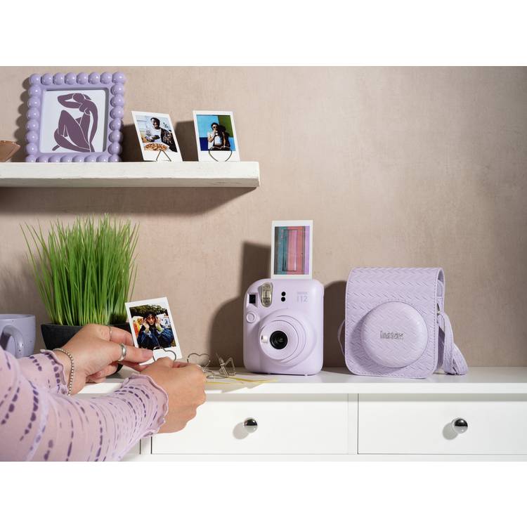 instax Mini 12 instant camera bundle purple, UK version