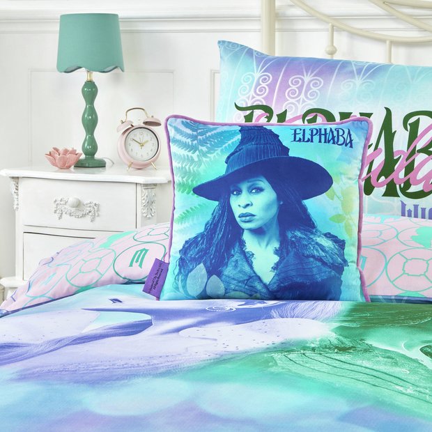 Wicked reversible blue cushion 35x35cm, UK version