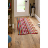 Argos My Mat Candy Multi Bright Stripe Runner 67x150cm- Buy online at McGrocer