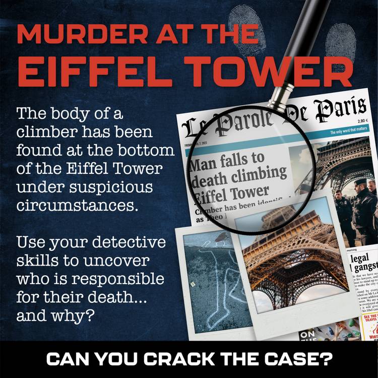 Lucky Egg murder mystery case game, imported from the UK