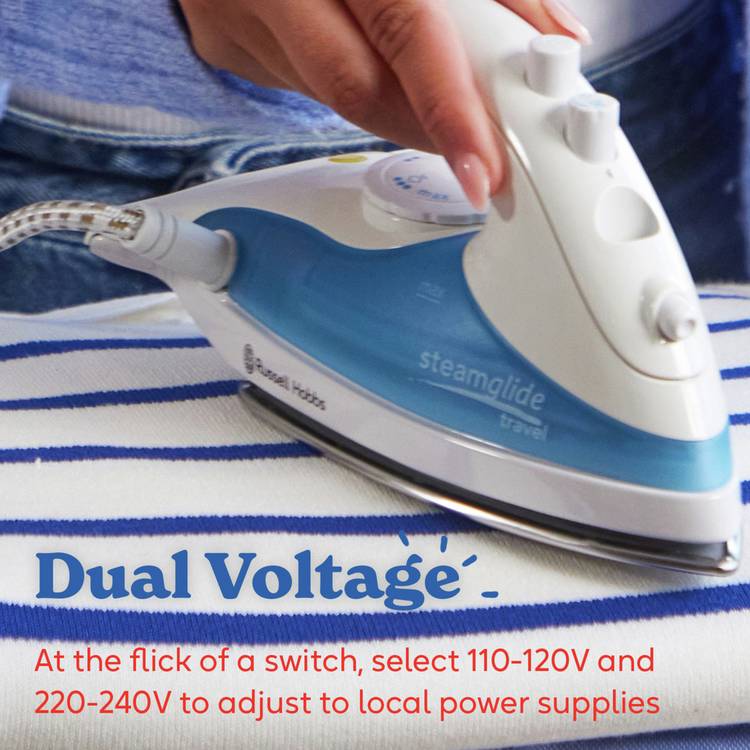 Russell Hobbs Steam Glide travel iron 830W (British brand)
