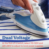 Russell Hobbs Steam Glide travel iron 830W (British brand)