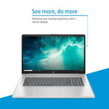 HP 17-inch laptop Core i3 8GB 512GB silver - British product
