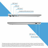HP 17-inch laptop Core i3 8GB 512GB silver - British product