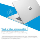 HP 17-inch laptop Core i3 8GB 512GB silver - British product