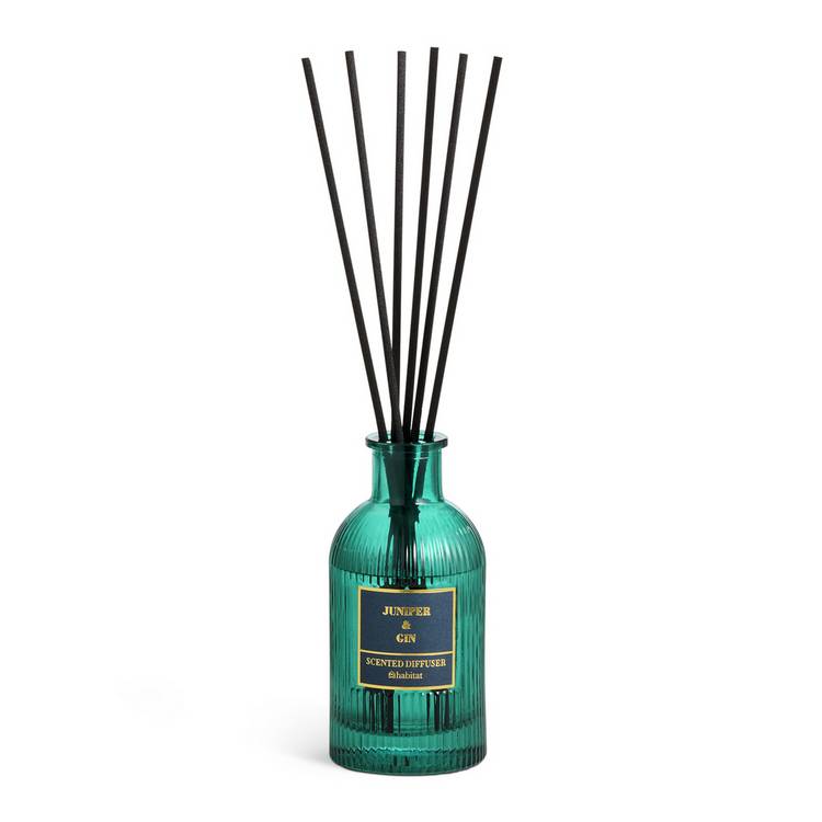 Habitat reed diffuser Juniper & Gin 90ml, imported from the UK