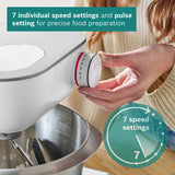 Bosch MUM5X stand mixer with scale and coffee grinder (British brand)