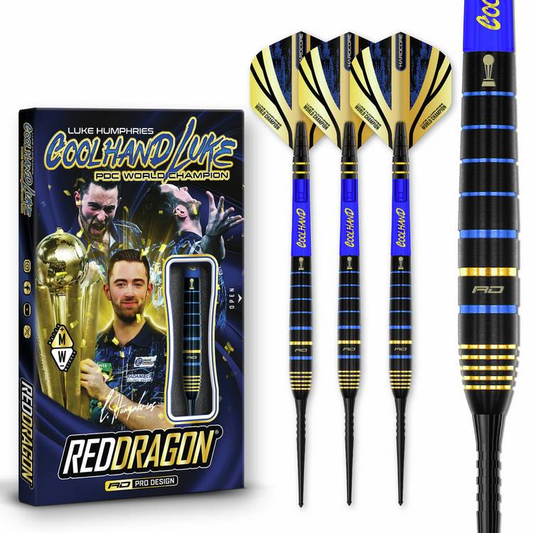 Winmau Red Dragon Luke Humphries TX4 Avenger 22g darts - British product