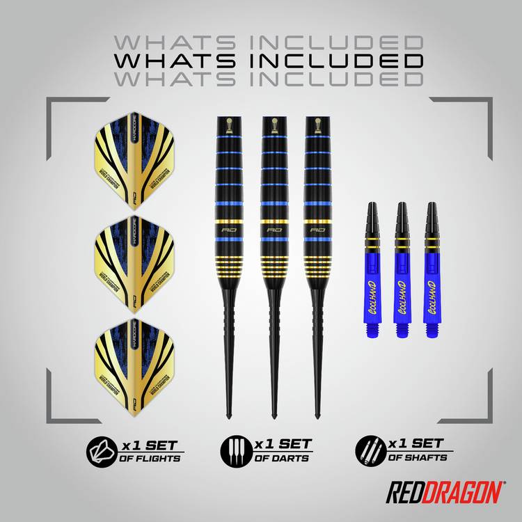 Winmau Red Dragon Luke Humphries TX4 Avenger 22g darts - British product