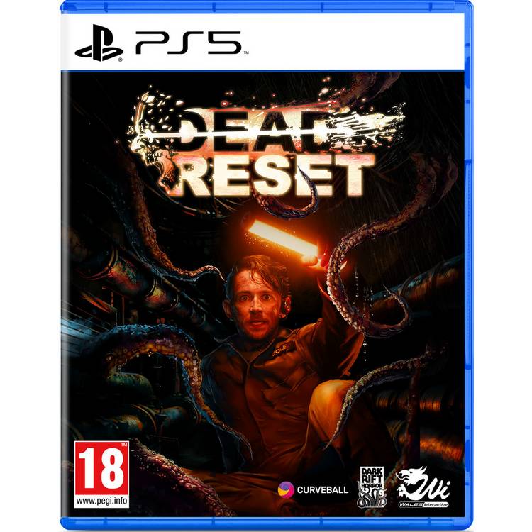Dead Reset PS5 game disc, imported from the UK