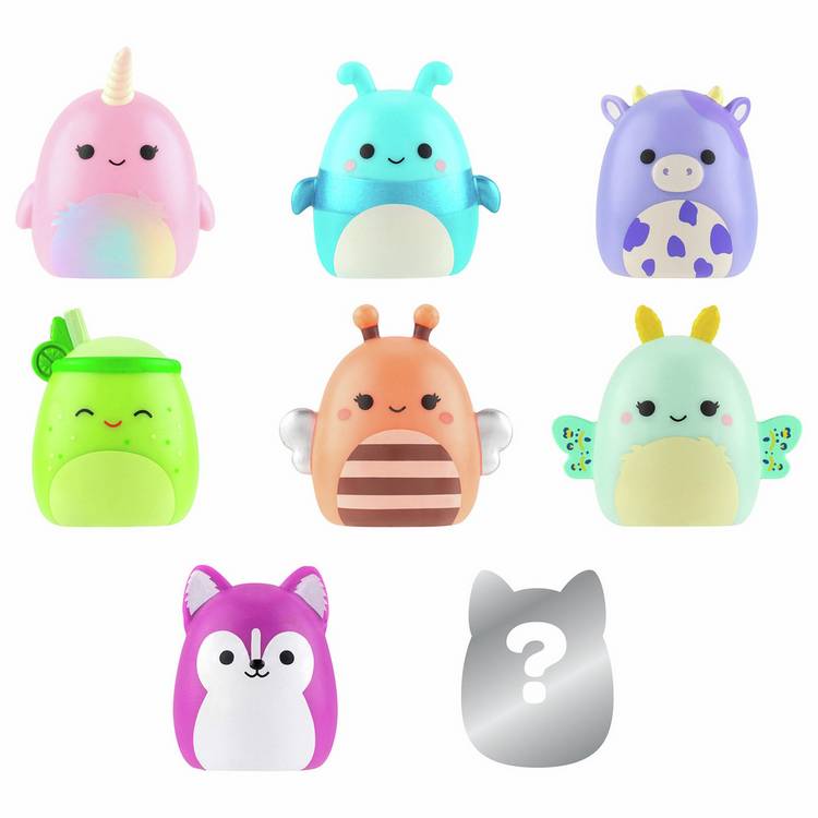 Squish-a-longs Mini-Squish styling pack 8 characters, UK version