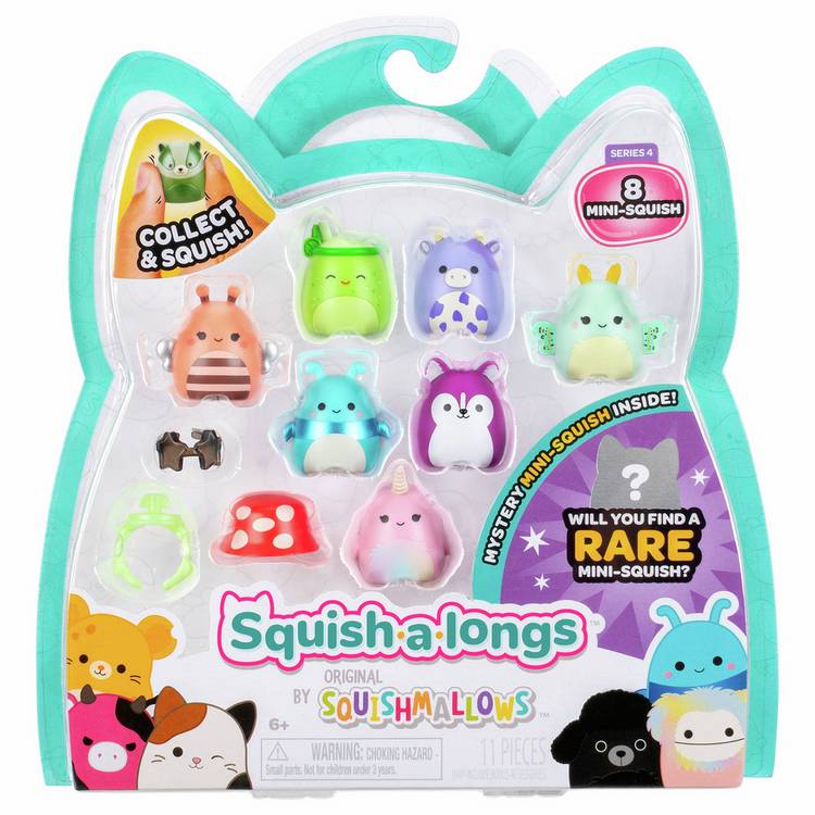 Squish-a-longs Mini-Squish styling pack 8 characters, UK version