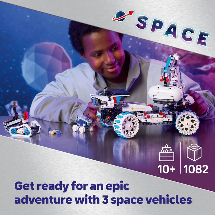 LEGO Technic Lunar Outpost Moon Rover building set 1082 pieces - British product