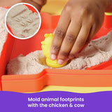 Kinetic Sand sensory sand play set Sandy Farm Set 340g, imported from the UK
