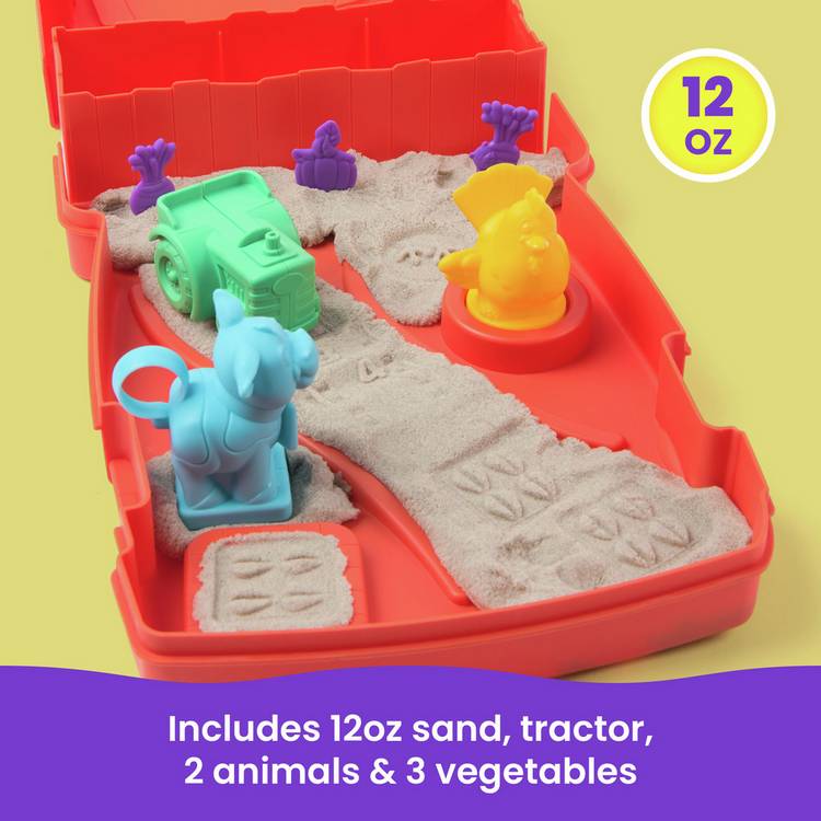 Kinetic Sand sensory sand play set Sandy Farm Set 340g, imported from the UK