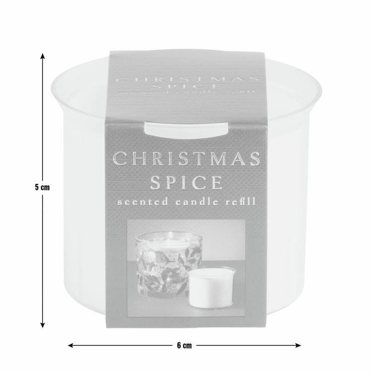 Argos Home gel candle refills Christmas Spice pack of 2, imported from the UK