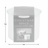 Argos Home gel candle refills Christmas Spice pack of 2, imported from the UK