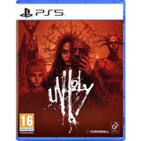 Unholy PS5 game disc cover art, imported from the UK