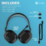 JLab Nightfall wireless gaming headset (British brand)