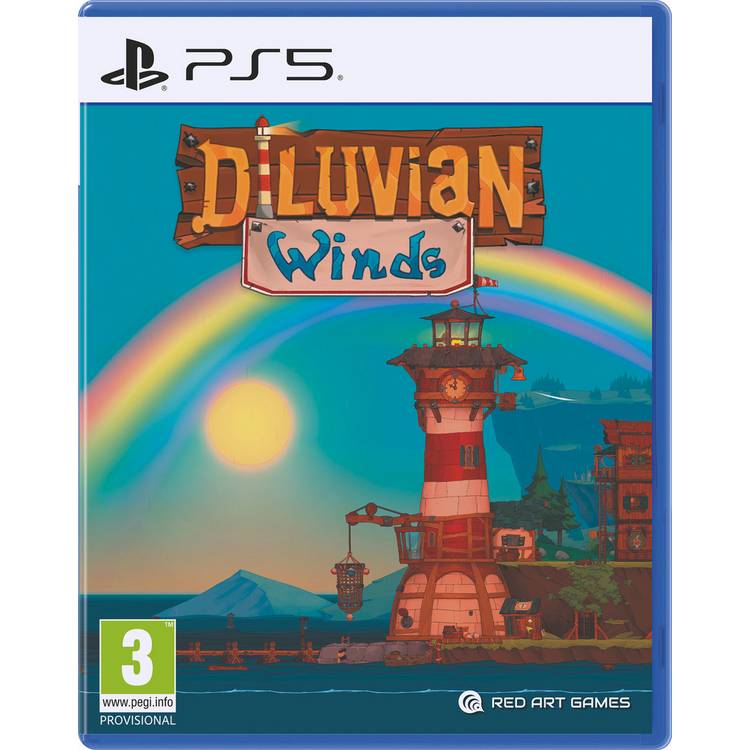 Diluvian Winds PS5 management game disc (British brand)
