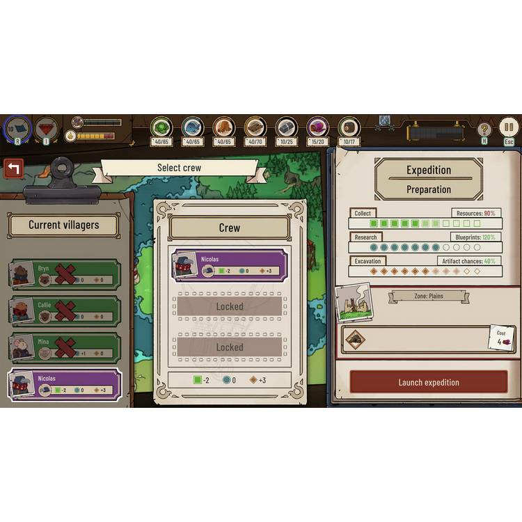 Diluvian Winds PS5 management game disc (British brand)