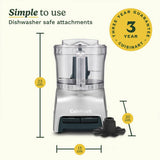 Cuisinart Pixie CCH32U mini chopper silver 0.7 litre (British brand)