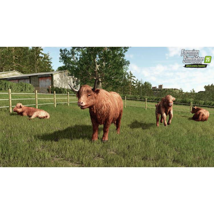Farming Simulator 25 Highlands Fishing Edition PS5 game, imported from the UK